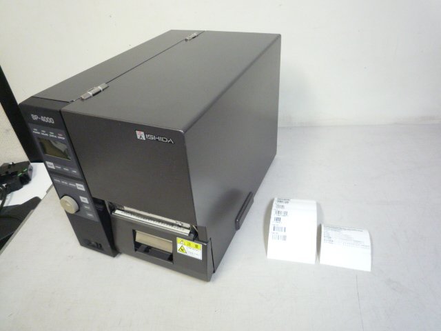 ☆ISHIDA/イシダ☆ハイクオリティバーコードプリンタ☆BP-4000（BP-4300)☆通電・印字確認済み☆カッター付☆ジャンク☆h05361_画像1