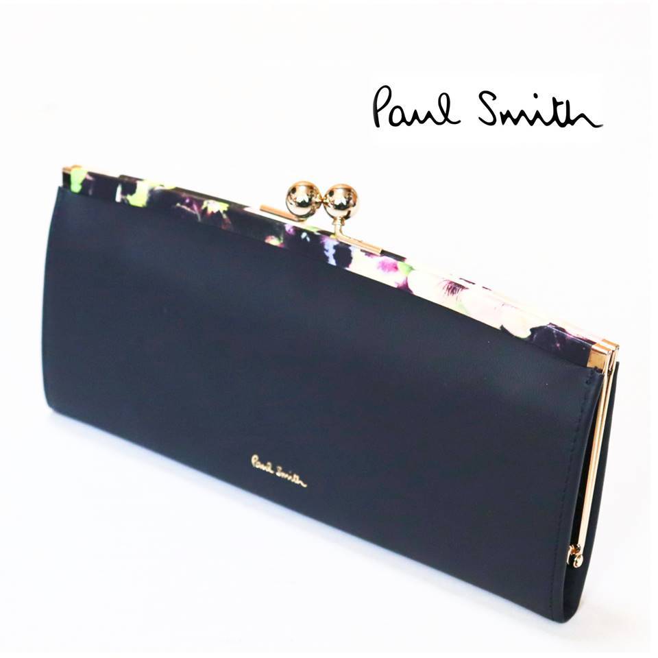 定番通販】 PaulSmith 長財布 ポールスミス 財布 花柄 Paul Smith