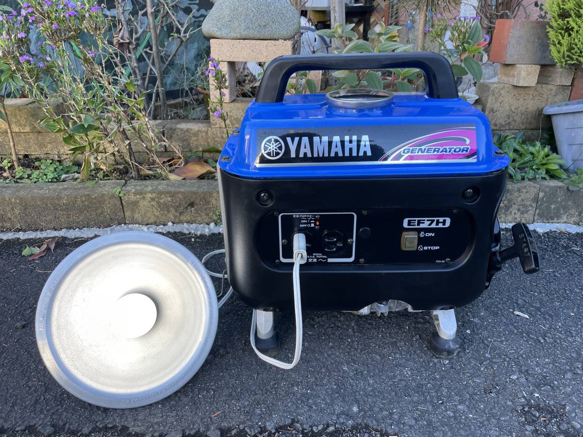 激安正規品 中古美品 ヤマハ ポータブル発電機 『 EF7H 』 60Hz 発電機 激安正規品 中古美品 ヤマハ ポータブル発電機 『 EF7H 』 60Hz 発電機