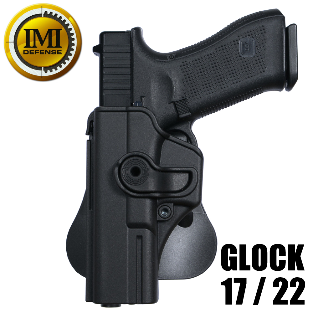 IMI Defense ホルスター Glock 17/22、18C フルサイズ用 Lv.2 [ 左用 / ブラック ]_画像1