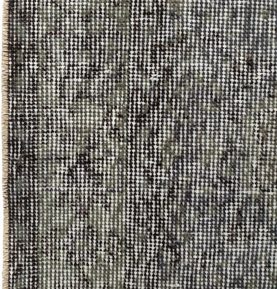 198×113cm 60s ブラック オーバーダイ ヴィンテージラグ 198×113cm 60s ブラック オーバーダイ ヴィンテージラグ