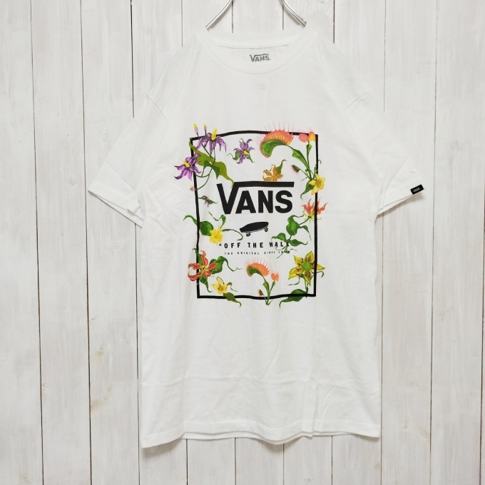 即決【新品】VANS USバンズ Tシャツ ホワイト M ★CLASSIC PRINT BOXの画像2