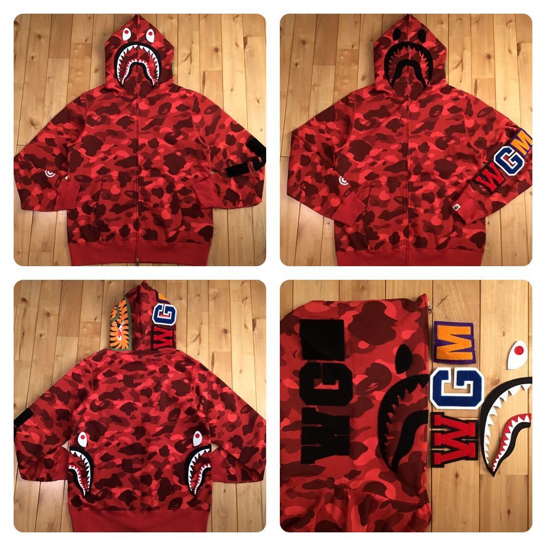 ☆新品☆ XL DETACHABLE シャーク パーカー shark full zip hoodie a