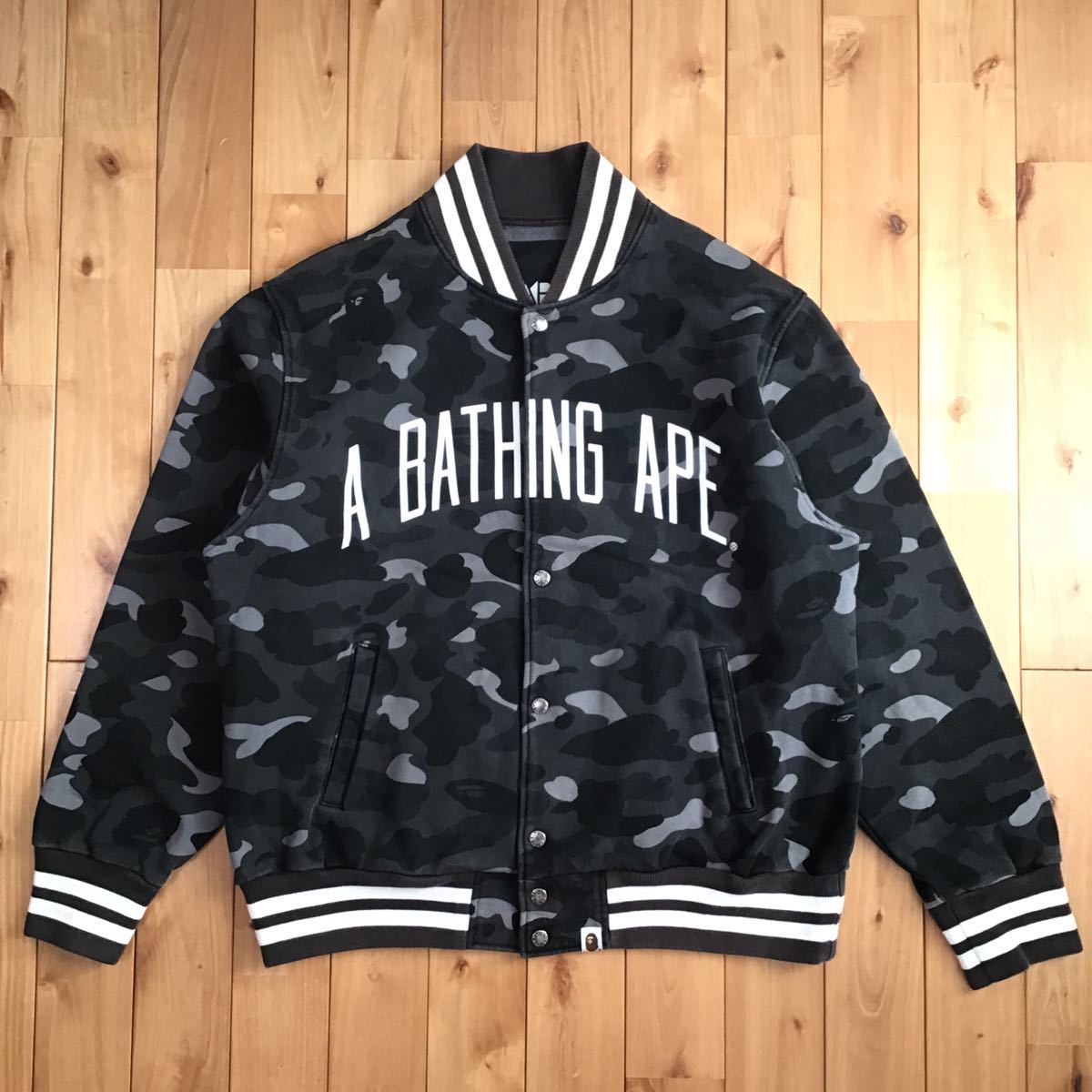 Yahoo!オークション - Black camo スウェット スタジャン Lサイズ a...