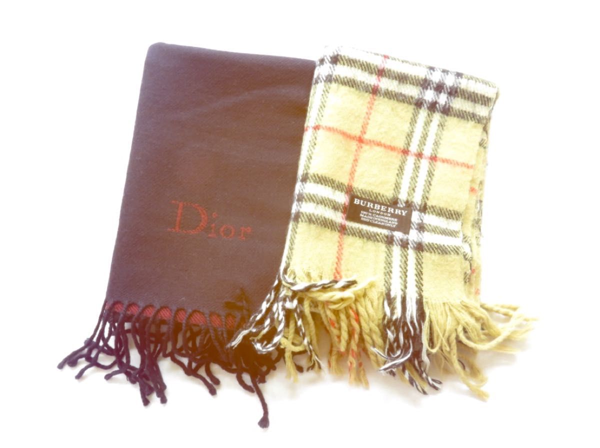 DIOR/BURBERRY バーバリーマフラー - ruizvillandiego.com