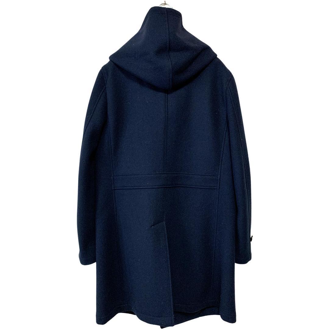 【即決】国内正規品 junhashimoto ジュンハシモト SHAWL HOODED COAT ショールフードコート/5/ネイビー/1011920001/2020年製/_画像5