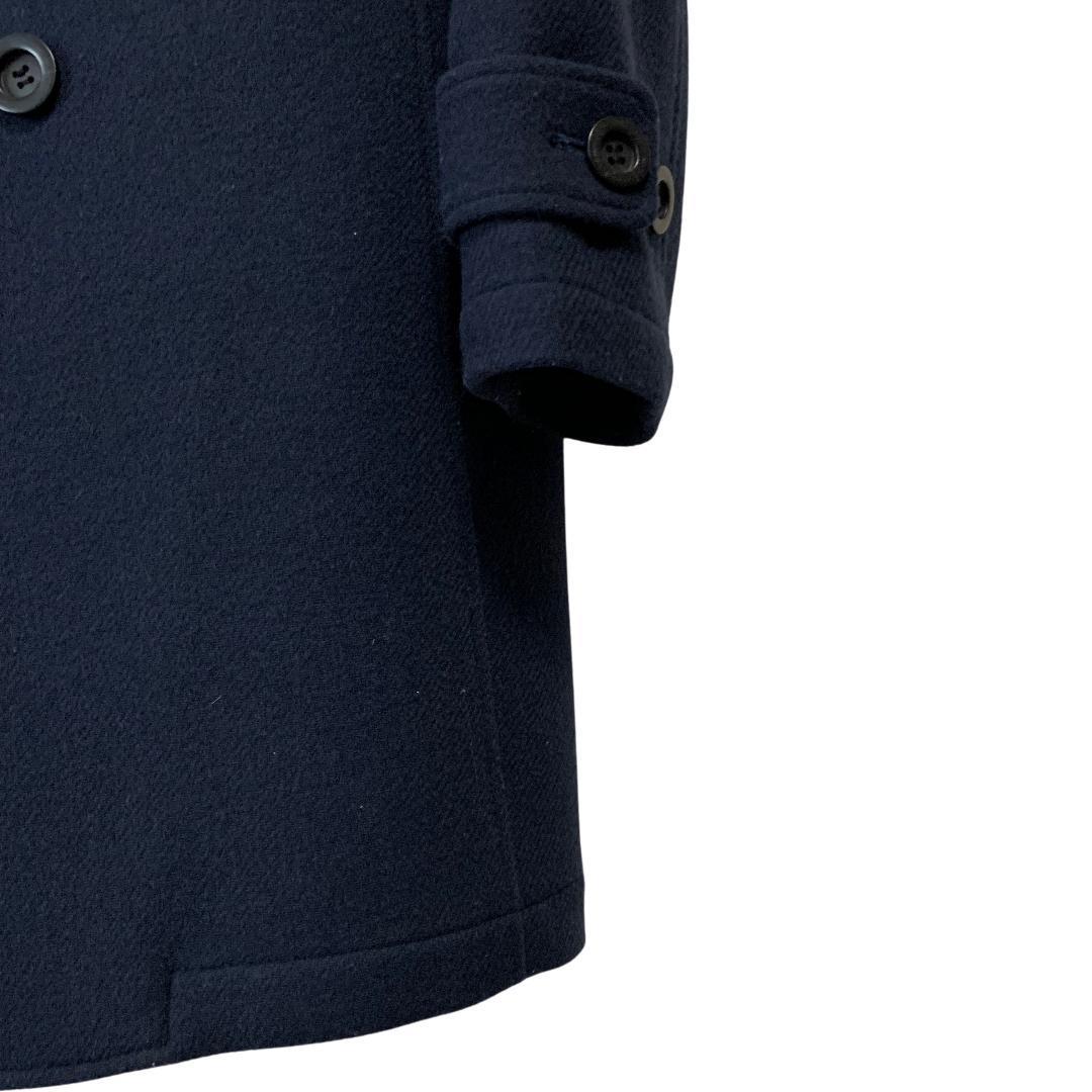【即決】国内正規品 junhashimoto ジュンハシモト SHAWL HOODED COAT ショールフードコート/5/ネイビー/1011920001/2020年製/_画像4