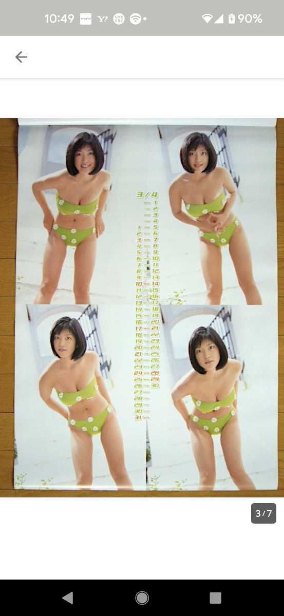 ★レア！小向美奈子２００２年ビキニカレンダー新品未開封！_画像8