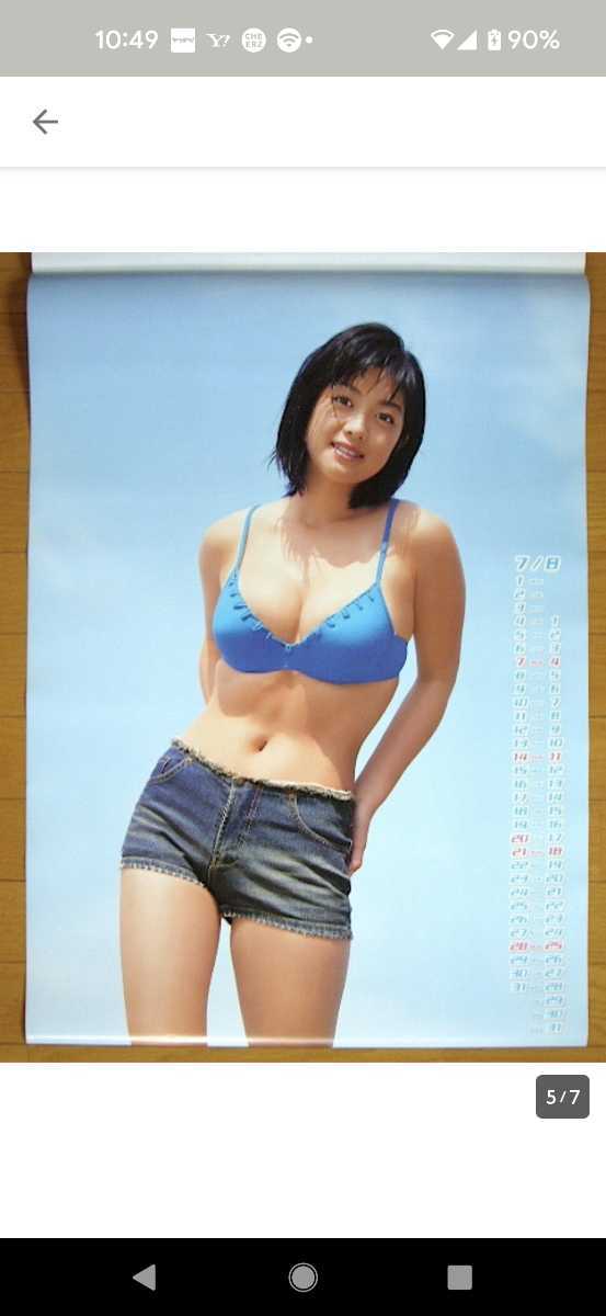 ★レア！小向美奈子２００２年ビキニカレンダー新品未開封！_画像6