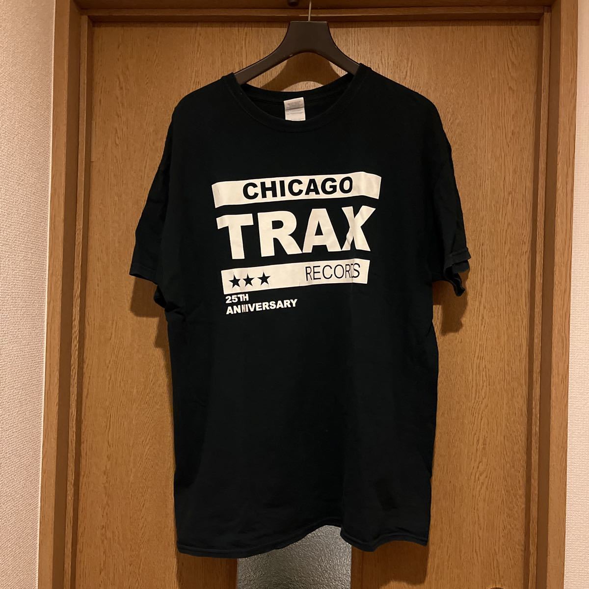 レア. トラックスレコーズ TRAX RECORDS tシャツ XL record tapes acid house Detroit Chicago house 古着 電気グルーヴ テクノ