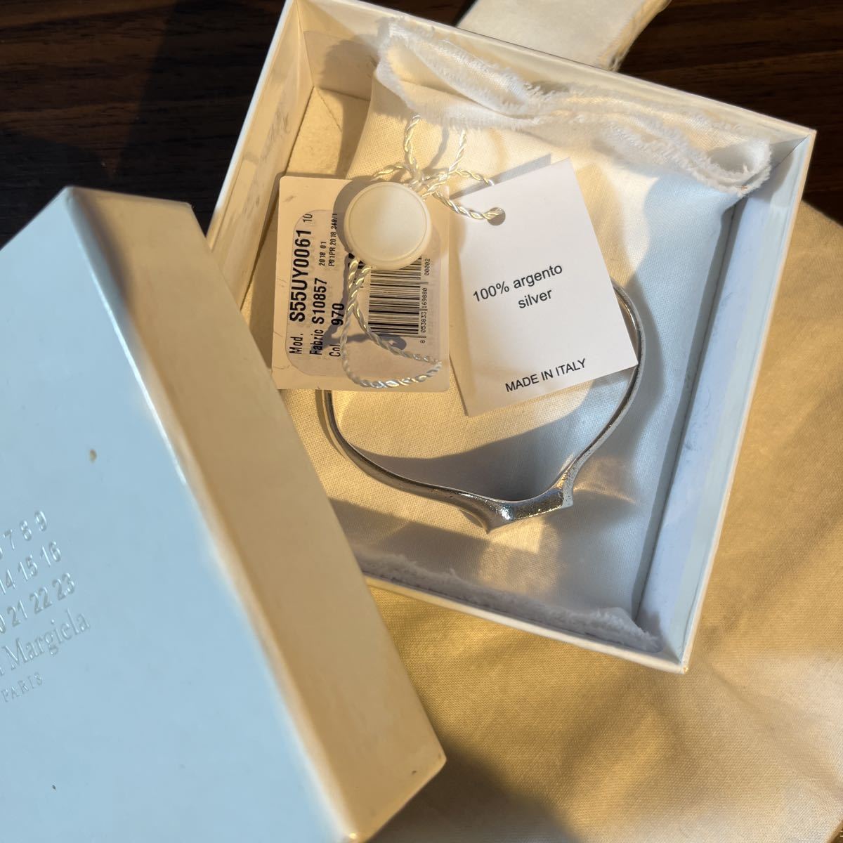 ☆大感謝セール】 Maison Martin BRACELET ID バングル 925