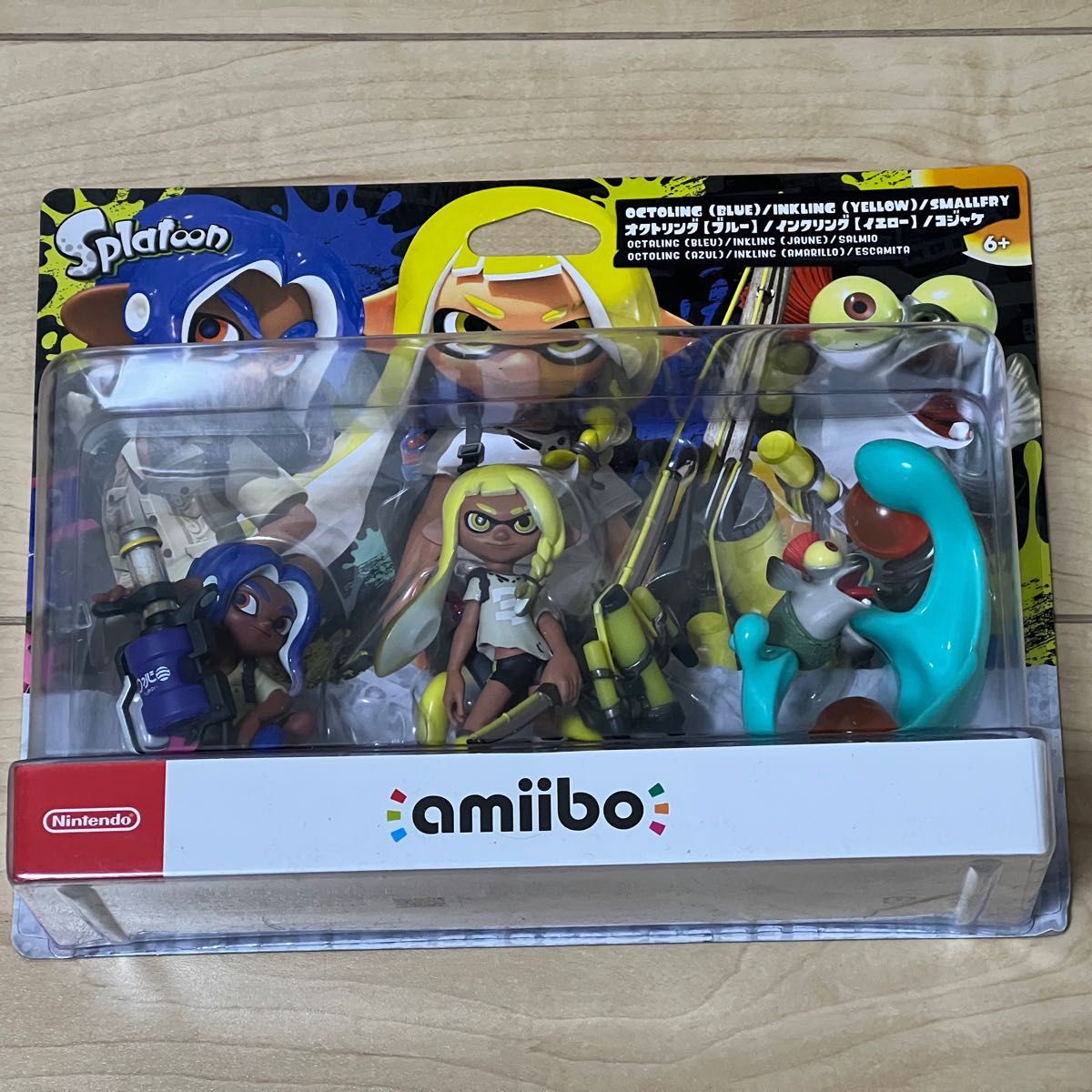 amiibo トリプルセット[インクリング【イエロー】/オクトリング【ブルー】/コジャケ](スプラトゥーンシリーズ)