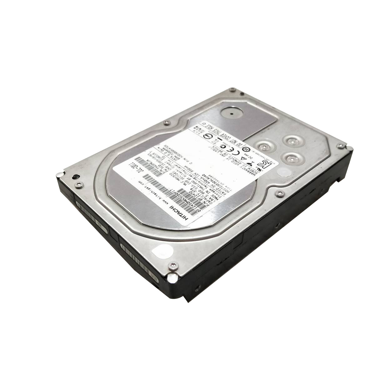 【中古パーツ】3.5 SATA 3TB 1台 正常 Hitachi HDS23030ALA640 使用時間63046H ■HDD1428_画像1