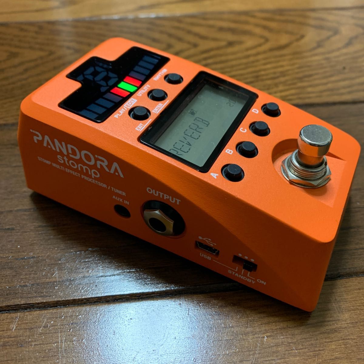 美品KORG コルグ コンパクトタイプモデリングマルチエフェクター PANDORA stomp PX-ST-OR パンドラストンプ