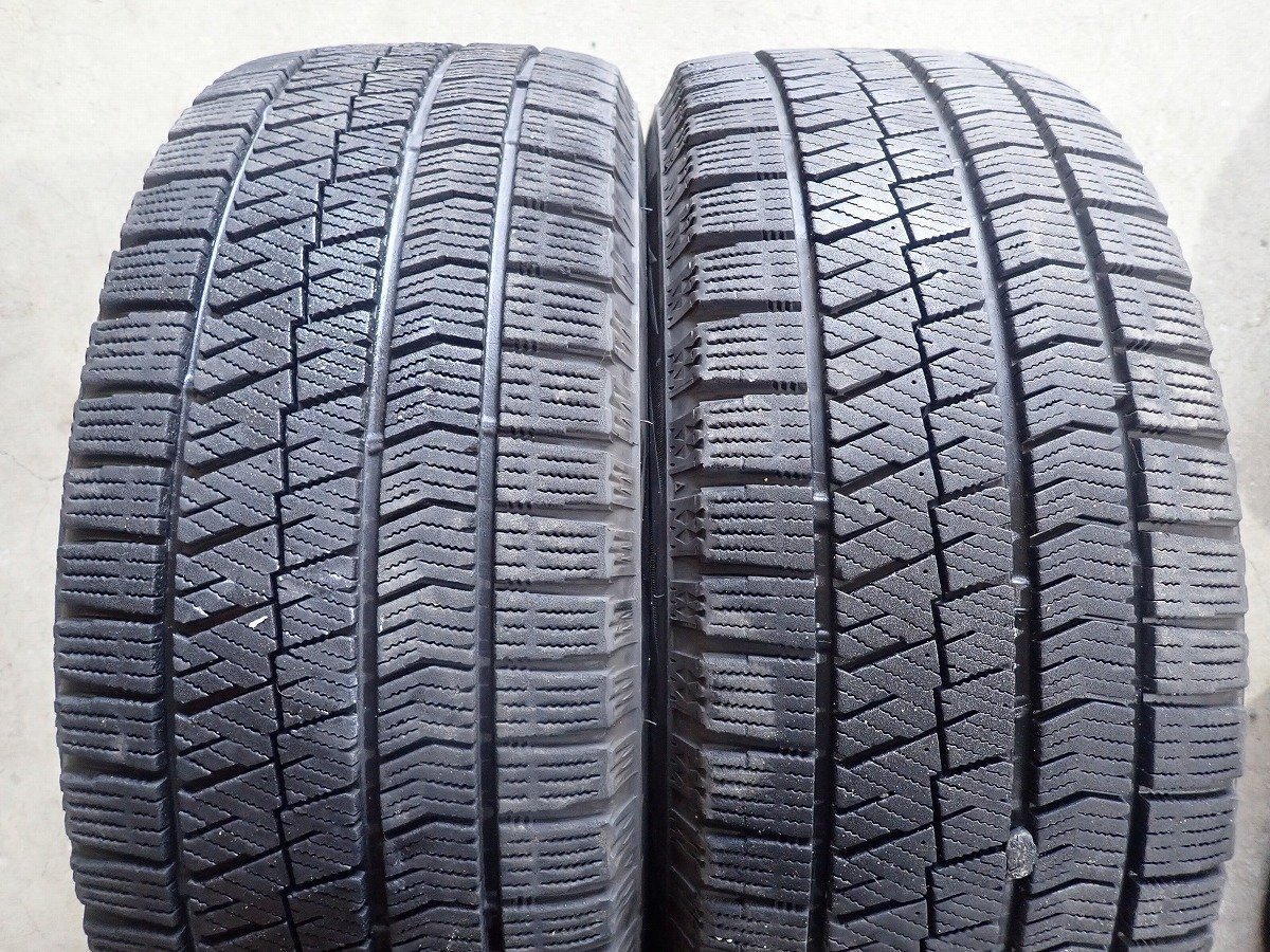 QR3099【送料無料205/55R16】ゴルフ5 ゴルフ6等 中古スタッドレスセット ブリヂストン VRX2★16×6.5J 112/5H ET47★_画像3