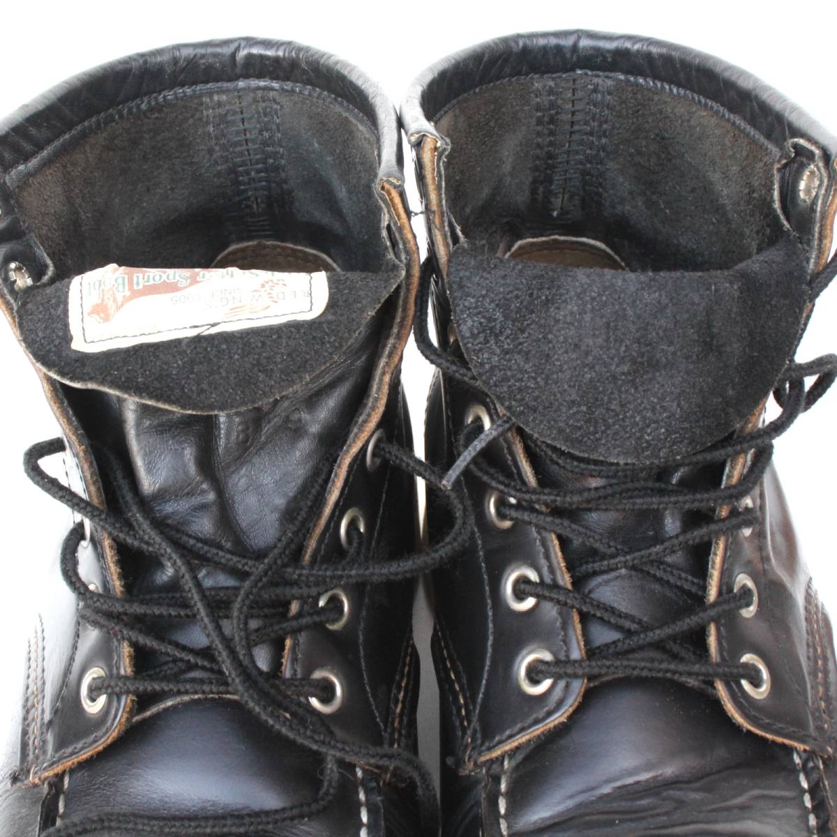 逸品】 RED WING 90年代 四角犬タグ 8179 モックトゥ 8E