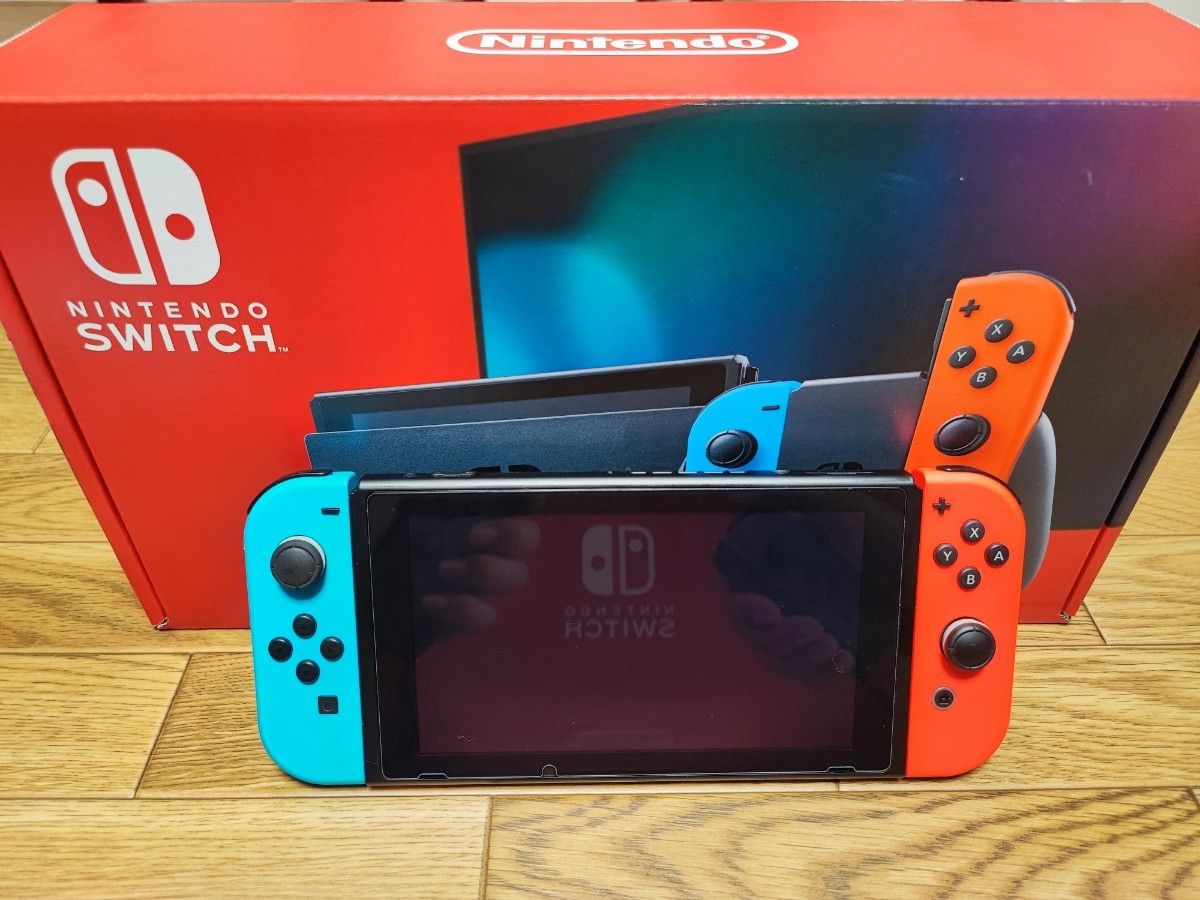 Nintendo Switch ネオンレッド　ブルー　美品 ニンテンドースイッチ本体