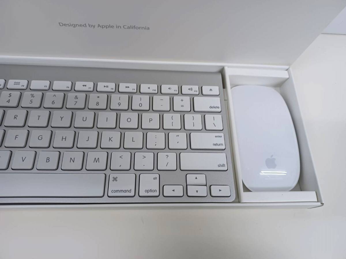 Apple純正 キーボード(A1314)マウス(A1296)セットの画像3
