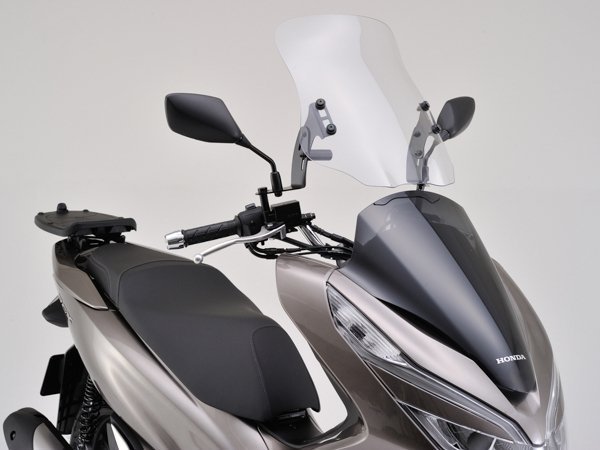 喜ばれる誕生日プレゼント PCX125 JF81 旭風防 ロングスクリーン
