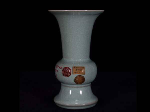 遼金時期 陶磁器 天藍釉紫紅斑三足炉」染付 置物 擺件 古賞物 中国古美術 旧蔵出