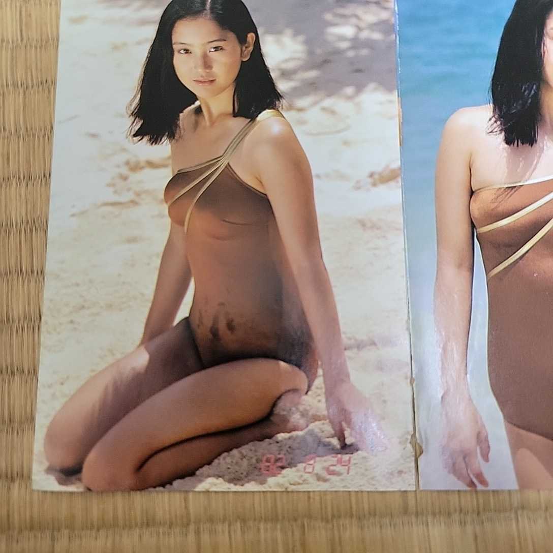 中村久美　水着　文庫サイズ切り抜き2ページ_画像3