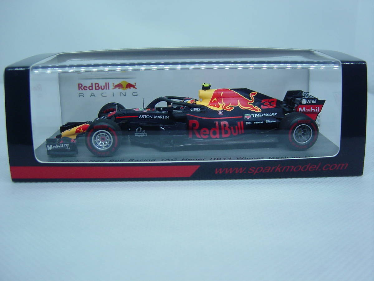 特別セーフ 送料350円～ spark 1/43 Red Bull RB14 F1 Winner Mexican