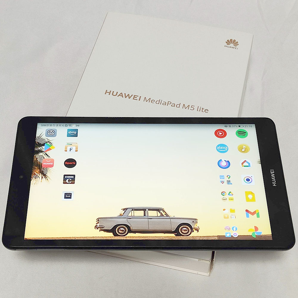 送料無料・美品 SIMフリー Huawei MediaPad M5 lite 8 LTEモデル JDN2