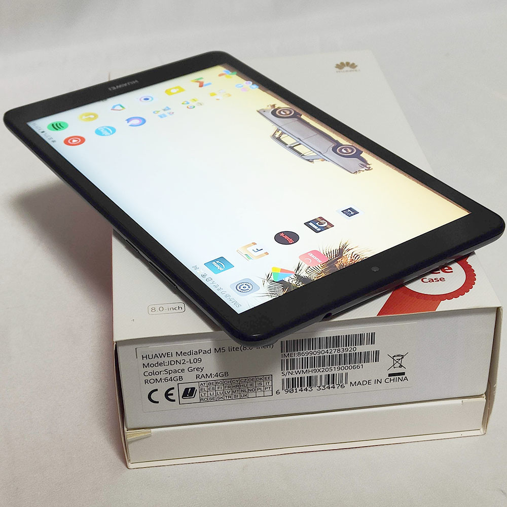 送料無料・美品 SIMフリー Huawei MediaPad M5 lite 8 LTEモデル JDN2