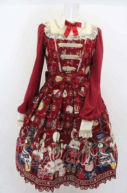 Angelic Pretty Merry Bunnyワンピース 22-12-14-047o-1-OP-AP-L-OS-OS_画像1