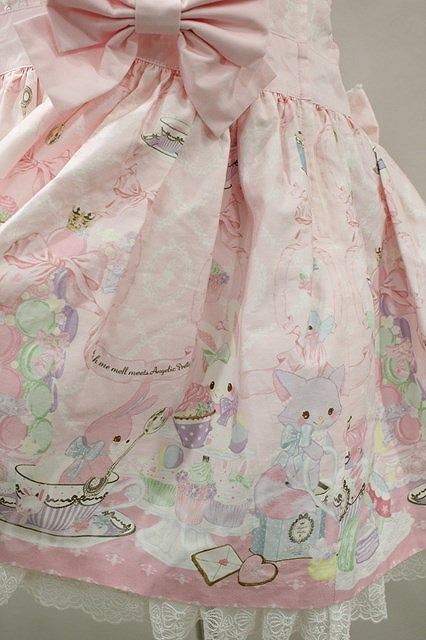 Angelic Pretty Wish me mell Tea Time サロペットセット 22-12-04-053h-1-OP-AP-L-NS-ZH-R_画像5
