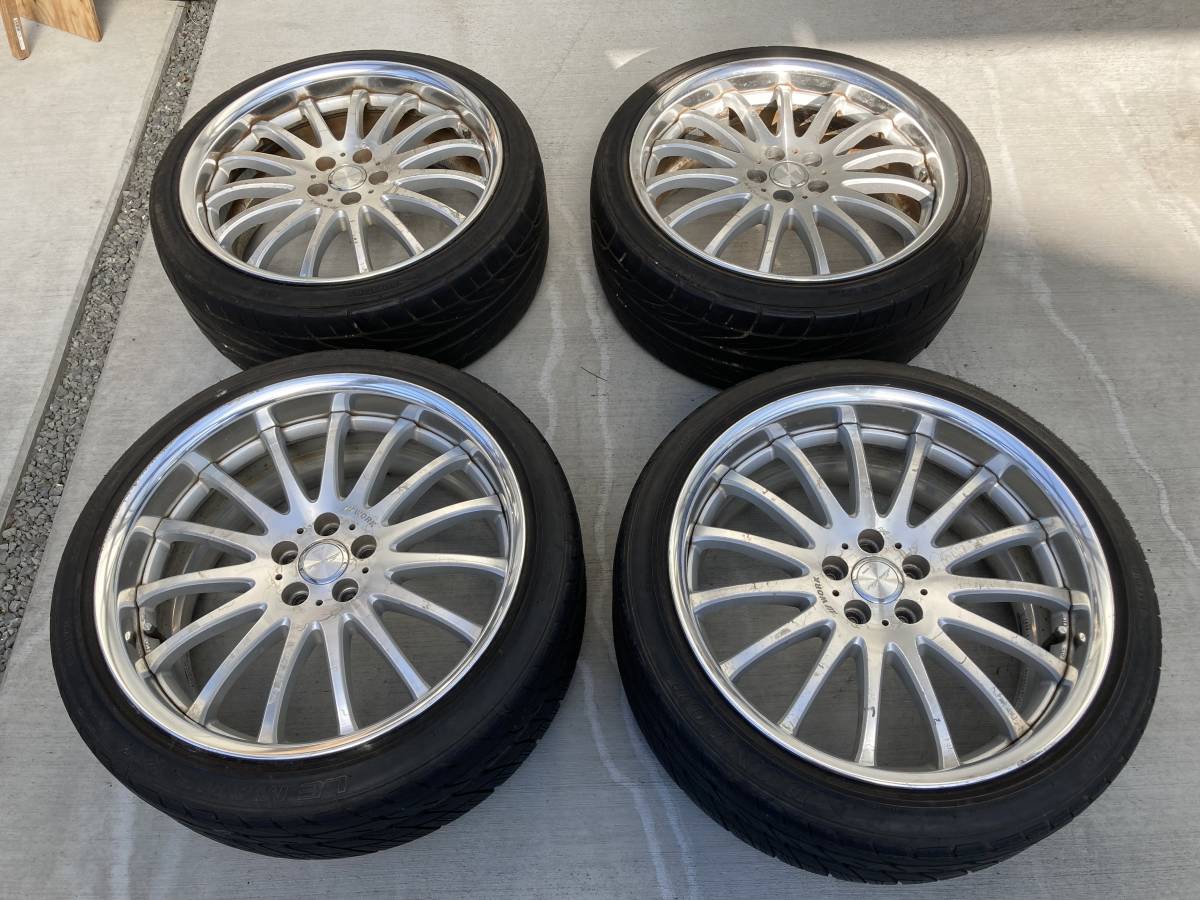ワーク WORK ホイールセット ユーロラインFE 18インチ 8J 8.5J 5H-100 4本セット ZN6 ZC6 86 BRZ用