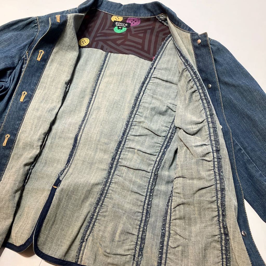 美品!SONIA RYKIEL ソニアリキエル デニムジャケット | www.couros.com.pe