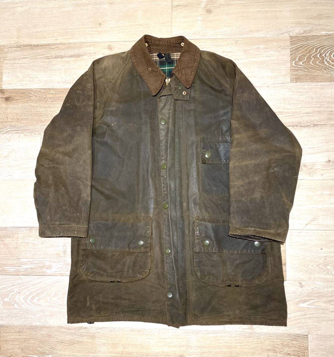 17400円特売日 当店最安値 82年Barbour ソルウェイジッパー 1crown
