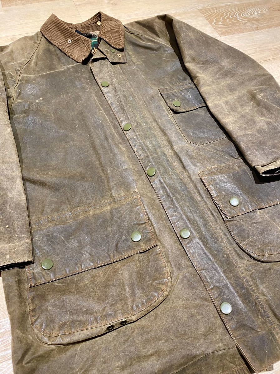 82年vintage Barbour Solway zipper 1crownバブアー ソルウェイ