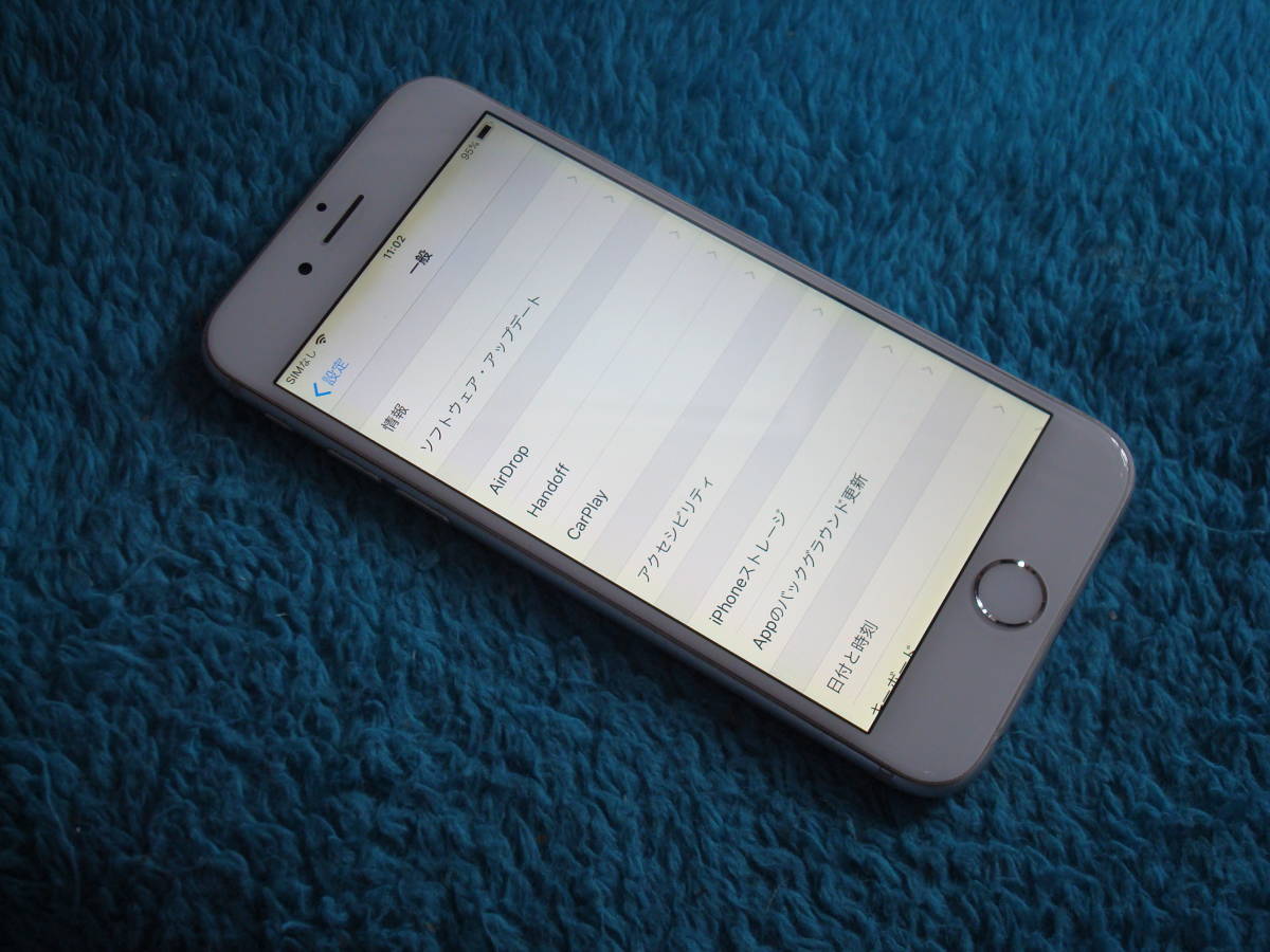 iPhone 6 64GB iOS 12.5.6 バッテリ最大容量81％ SoftBankキャリア 送料無料_画像6