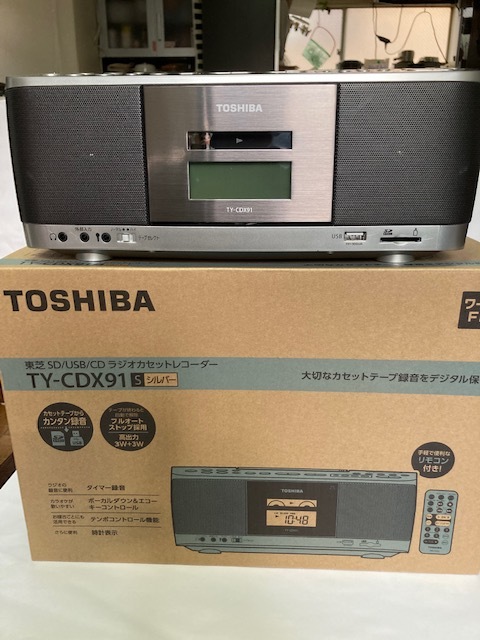 ヤフオク! - 東芝ＳＤ/ＵＳＢ/ＣＤラジオカセットレコーダー