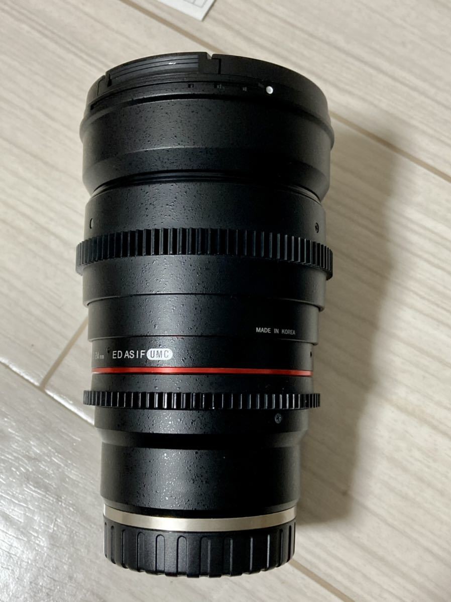 rokinon samyang 24mm f1.4 t1.5 cine lens シネレンズ サムヤン ロキノン sony　Eマウント　ソニー_画像2