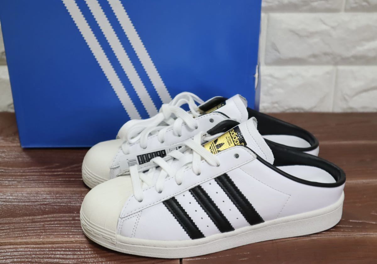 【売り切り御免!】 新品 24㎝ adidas アディダス スーパースター SS MULES レディーススニーカー スリッポン 本革 24.0cm 【売り切り御免!】 新品 24㎝ adidas アディダス スーパースター SS MULES レディーススニーカー スリッポン 本革 24.0cm