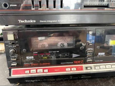 Technics カセットデッキRS-X50Wス テレオアンプSU-X50 チューナー ST- X50 ターンテーブルSL-F1スピーカー SB-F50_画像2