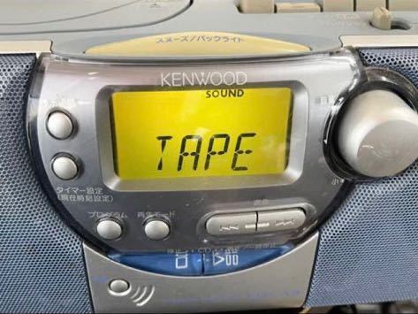 KENWOOD CDX-A3 CDラジカセ FM/ AMラジオカセットケンウッドカセットとラジオ動作OK