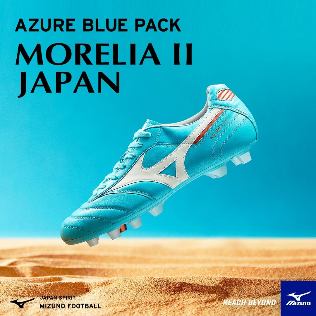 ミズノ モレリア2 japan AZURE BLUE PACK 未使用 27 0 ワールドカップ