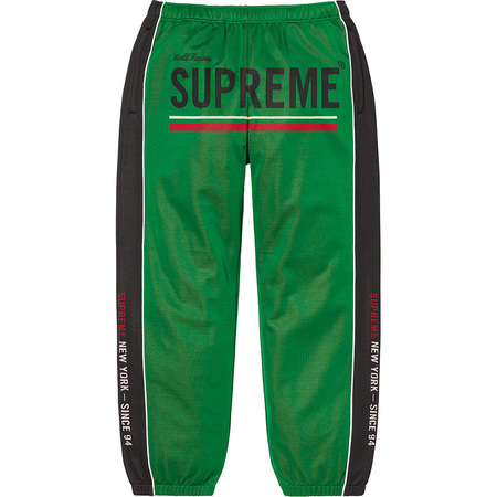 国内正規 新品 22FW Supreme シュプリーム World Famous Jacquard Track Pant ジャージ パンツ 22AW グリーン XL_画像1