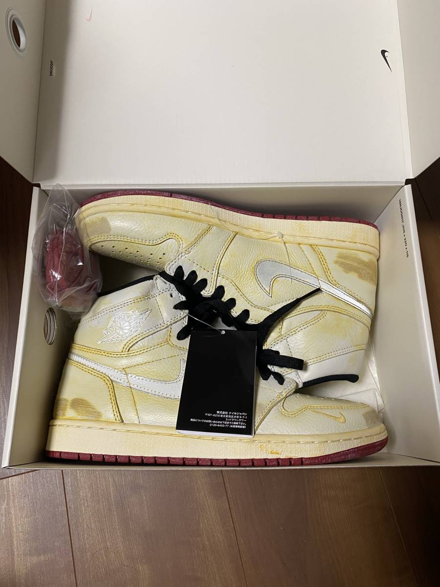 未使用 ナイキ NIKE × ナイジェル シルベスター Nigel Sylvester AIR JORDAN 1 RETRO HIGH OG BV1803 106 26cm 8 ジョーダン1