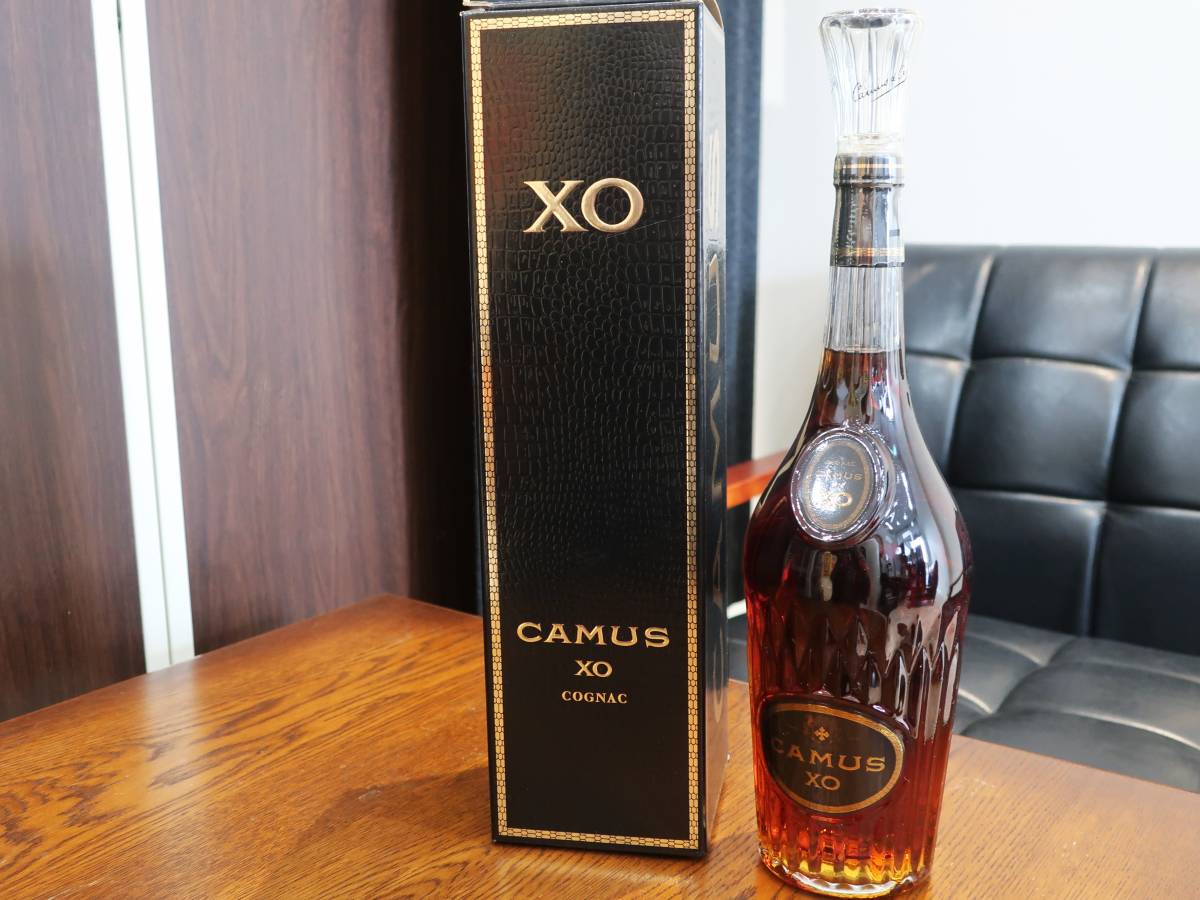 【未開栓|古酒】CAMUS カミュ XO ロングネック 1000ml 40%【富】