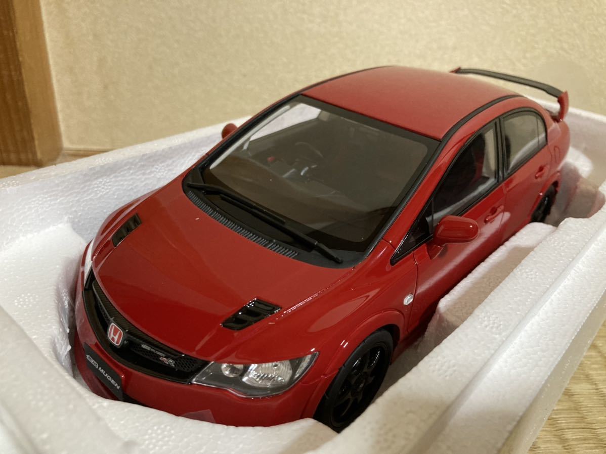 かもしれま 新品 1/18 京商 サムライ ホンダ シビック タイプR 無限RR
