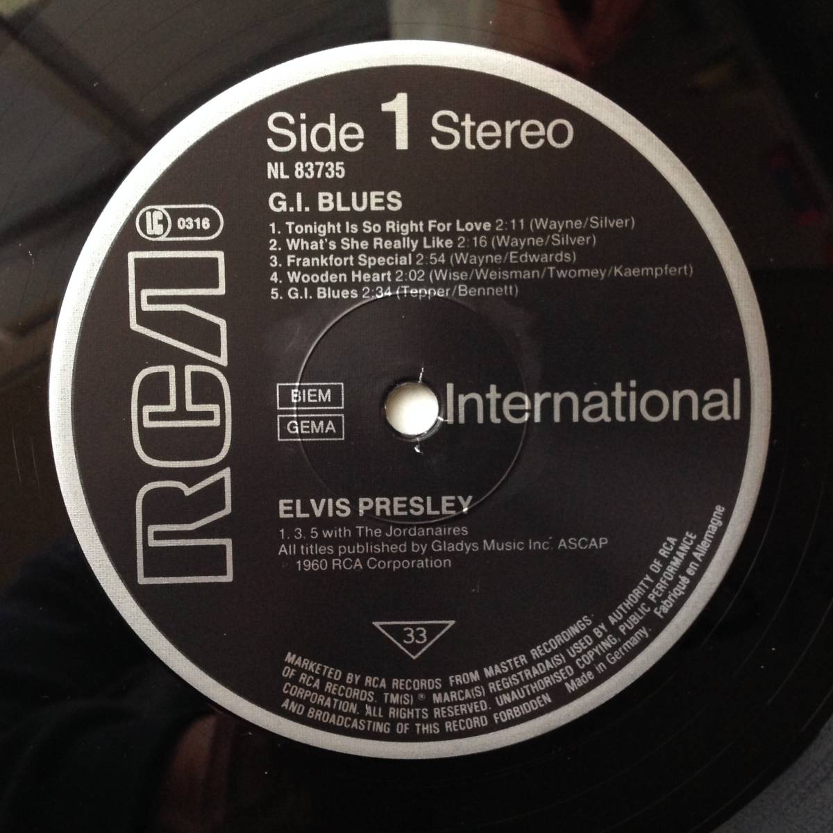 Elvis Presley - G.I. Blues ( крышка  нет )