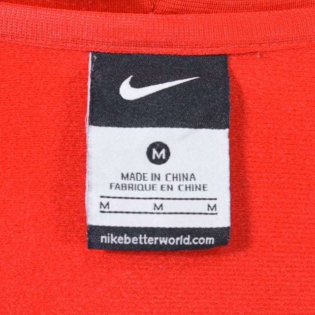 [ free shipping ]NIKE Nike jersey jersey hood red navy blue white American Casual old clothes M @CK0062