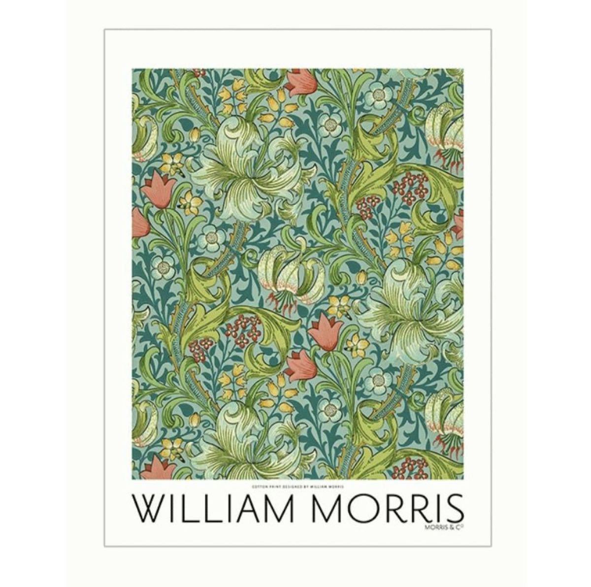 ウィリアムモリス ポスター アートポスター 絵画 お洒落 インテリア フレームなし（ポスターのみ）（画4：30cm×40cm)
