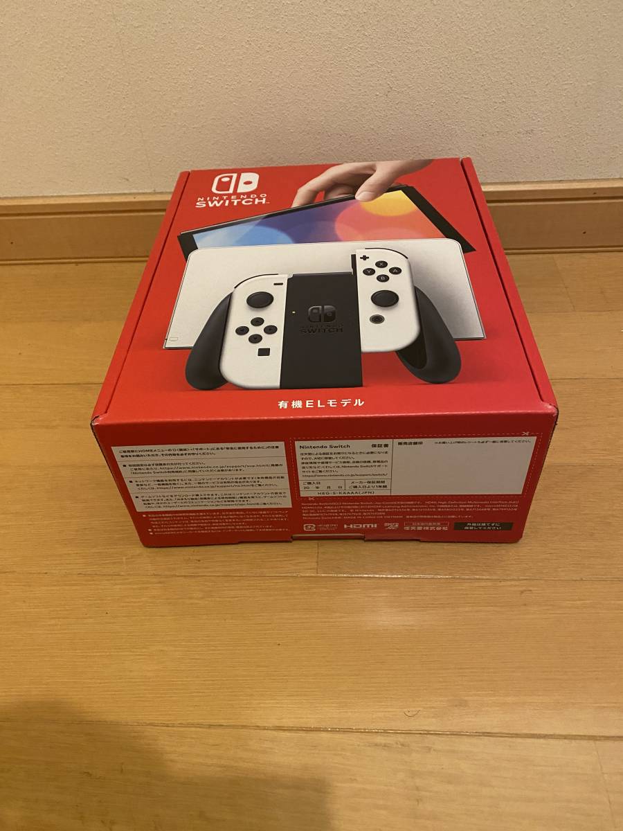 Nintendo Switch（有機ELモデル）ホワイト 新品購入、未使用品 - www 