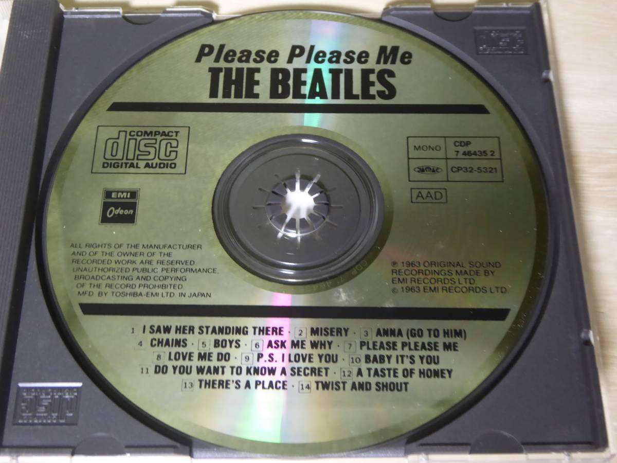 [m9841y c] 国内盤　The Beatles / Please Please Me　(CP32-5321)　ザ・ビートルズ_画像5
